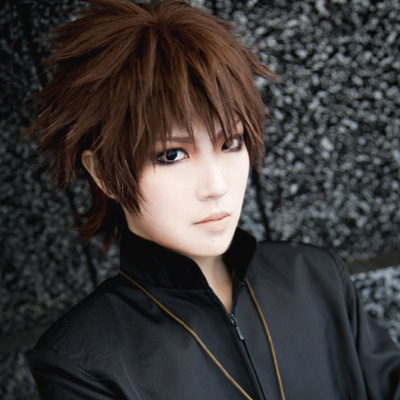 fate/stay night fate zero 言峰绮礼 棕色男款反翘cosplay假发