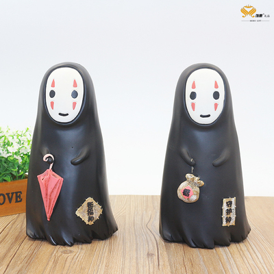 创意实用生日礼物男生女生宫崎骏无脸人存钱罐摆件送朋友闺蜜同学