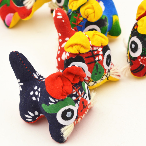 布老虎纯手工特色礼品旅游商品送老外手工老虎手工艺品老虎摆件