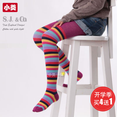 新款英伦春秋季儿童连裤袜女童打底裤子婴儿宝宝全棉中厚袜子热卖