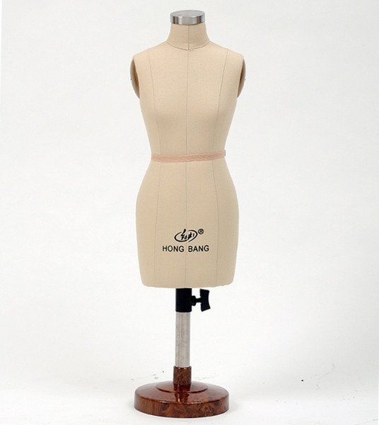 红邦立裁标准人台模特系列1/2女体学习人台二分之一人台 小人台