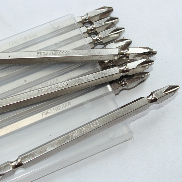 s2ph2电动螺丝刀批头 电钻十字双头批头 起子刀头 十字批强磁批头