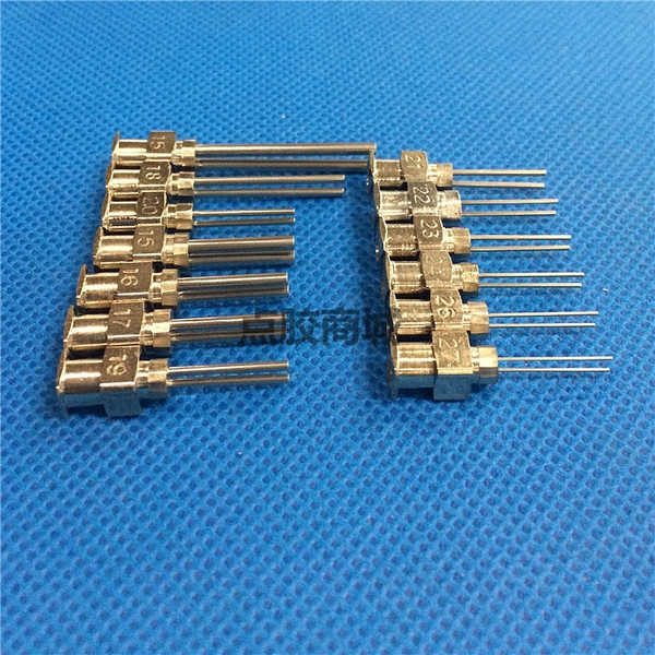 现货特价 双针头全不锈钢点胶针头 点胶机针咀 双管 双头针咀