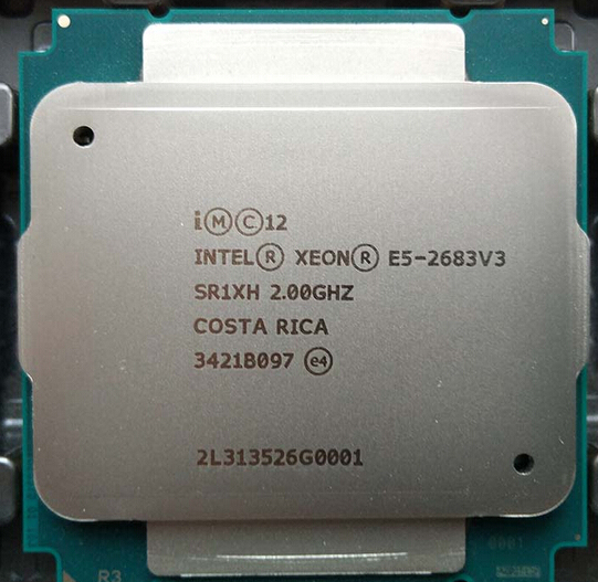 intel xeon e5-2683 v3 测试版正显 14核28线程2.0g 35m缓存 120w