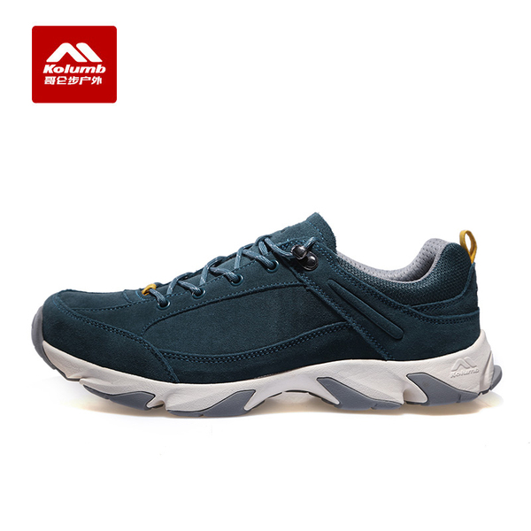哥伦布登山鞋户外鞋男士徒步鞋女式秋冬新款反毛皮防滑减震哥仑步