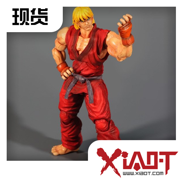 square enix play arts改 街霸4 肯 ken 红疯 红人[现货]