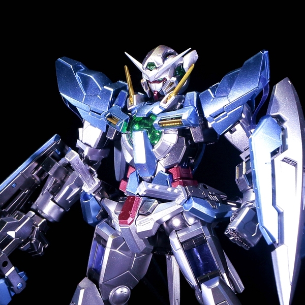 模動魂bandai 萬代合金著色rg15 gn-001能天使gundamexia立體拼圖