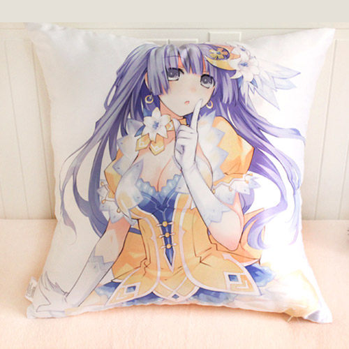 约会大作战抱枕/诱宵美九动漫靠枕/小抱枕/动漫方枕/沙发靠垫双面