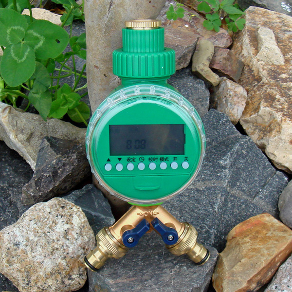 diy灌溉系统组件 干电池自动灌溉定时器 滴灌喷雾浇花定时控制器