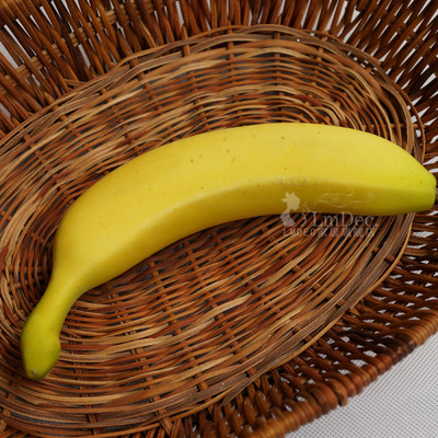 lmdec高仿真手感保湿水果 假香蕉装饰品 仿真果蔬菜模型橱窗摆设