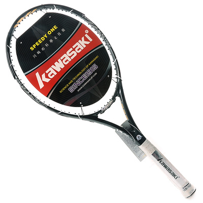 kawasaki/川崎网球拍正品全碳素钨钛超轻男女拍单人