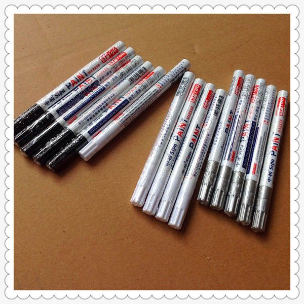 中柏细头油漆笔 sp-100细字 笔头2.0mm轮胎笔 补漆笔diy相册补漆