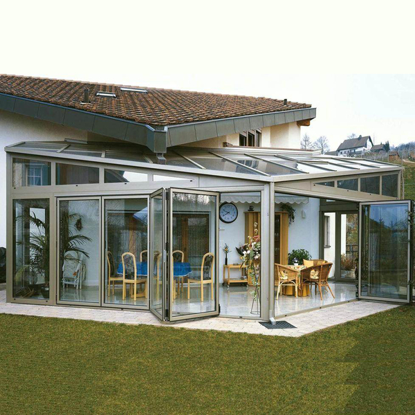 广州断桥铝门窗封阳台 封露台 阳台窗 飘窗阳光房钢化造型玻璃房