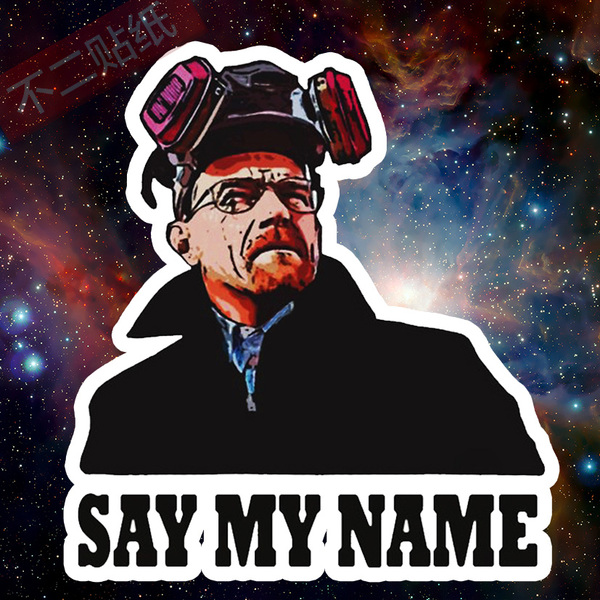 l34-say my name乐队防水行李箱贴纸旅行箱笔记本滑板贴纸