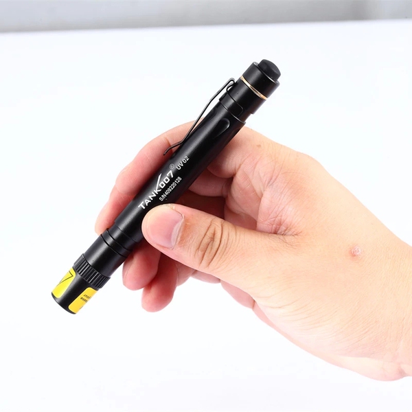 tank007探客紫光手电筒琥珀365nm紫外线灯验钞荧光剂检测紫光笔