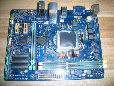 包邮gigabyte/技嘉 ga-h61m-s1 ds2 1155集成台式机主板支持i3i5