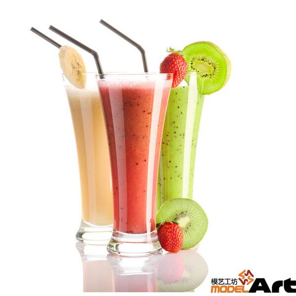 食品模型 仿真果汁饮料草莓芒果奇异果饮品 软装样板房摄影道具