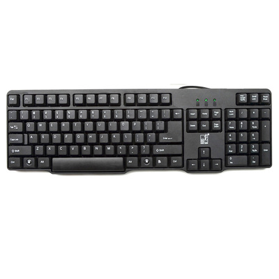 追光豹q8键盘办公静音防水q8b台式电脑笔记本有线ps2/usb接口键盘