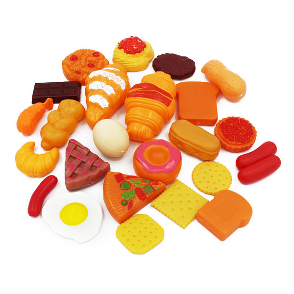 仿真食物面包蛋糕饼干模型 拍摄道具材料幼儿园区角过家家玩具