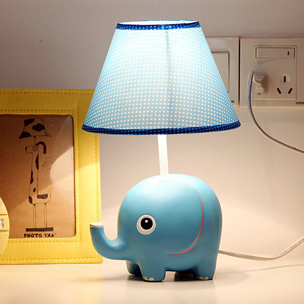 大象创意台灯卧室床头灯装饰可调光儿童时尚温馨可爱结婚生日礼物