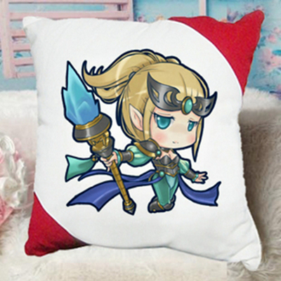 diy十字绣抱枕 q版人物 游戏卡通 lol英雄联盟 生日礼物 风女030