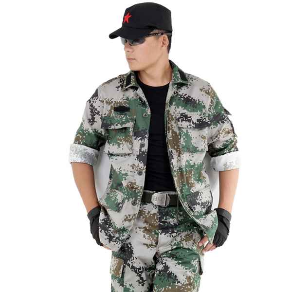 春季丛林迷彩服套装男作战服女特种兵中国军装套装作训服配发正品