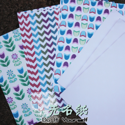DIY相册 剪贴本 手工卡片制作背景纸 单面印刷