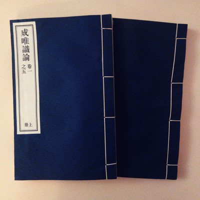 《成唯识论》2册 10卷 宣纸线装 木雕版 唐玄奘译