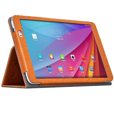 华为荣耀t1-a21w皮套 t1-a21畅玩版平板套 9.6寸note保护套贴膜