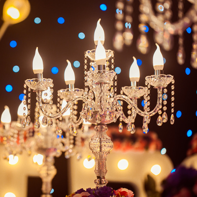 包邮2015海洲婚庆道具原创新品水晶灯路引 布置区摆件团购价4750