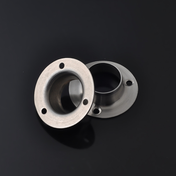 不锈钢法兰座 不锈钢管座 钢管支架 钢管连接件 托架 固定件 矮款