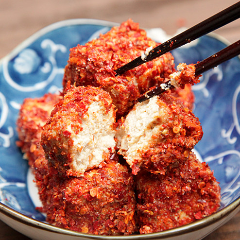 5份包邮 自制香辣豆腐乳(霉豆腐)口感细腻醇香 小时候的红豆腐