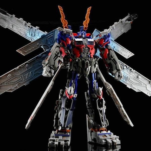 电影变形金刚ko版u级终极飞翼擎天柱带车厢透明车窗限量生日礼物