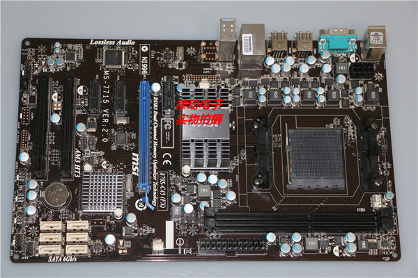 库存870s-c45 fx am3 主板 推土机fx6300 支持sata3 拼970 990fx