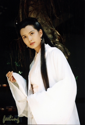 明星海报制作 李若彤海报定制17无框画 挂画写真 小龙女 神雕侠侣