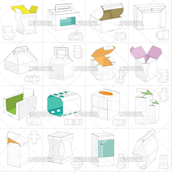 纸盒包包装制作图解图片