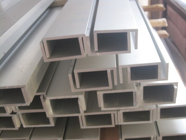 6061铝合金型材/槽铝/u型槽铝高30mm底部50mm 壁厚4mm