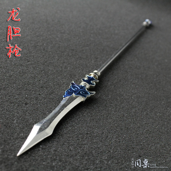 『龙胆枪』冷兵器模型1:6刀剑三国林冲梨花赵云无双沥泉岳飞
