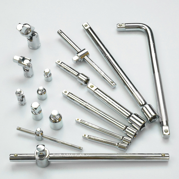 套筒接杆工具 直型l型套筒加长杆 公制大飞小飞1/4 3/8 1/2 接头