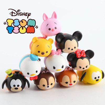 disney迪士尼tsum 米奇米妮小熊维尼 q版可叠创意玩具 叠叠乐套装