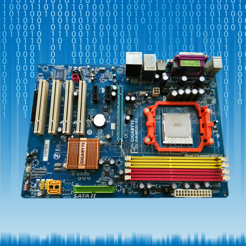 拆机技嘉ga-m52l-s3/s3p主板 ddr2内存 支持am2am3 cpu 成色新