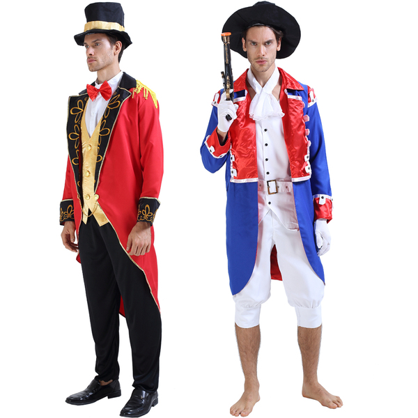 万圣节cosplay服装 英国皇家伯爵贵族燕尾服骑士 士官海军服装