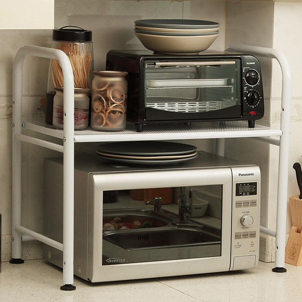 创意多功能烤箱微波炉架子置物架加粗款厨房2层收纳层架
