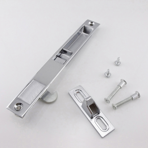 90铝合金门窗锁/推拉门移门90钩锁/90单面锁 老式90勾锁