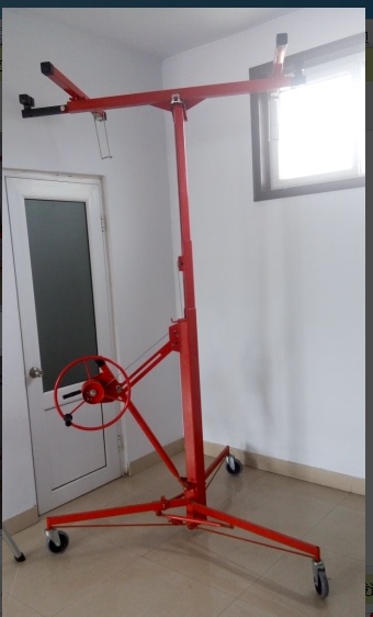 木工装潢手摇丝杆升降机石膏板材吊顶举升移动平台提升机