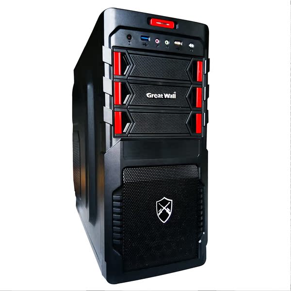 great wall/长城机箱轻骑兵二代usb3.0电脑机箱 电源上置长城机箱