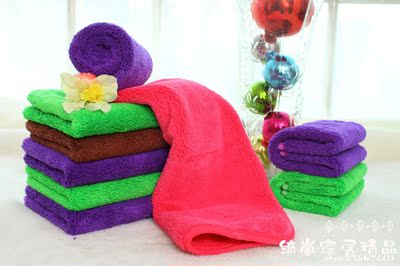 韩国超细纤维毛巾 柔软吸水美容洗脸面巾 擦手