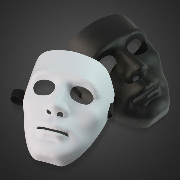 万圣节正品 jabbawockeez黑白街舞面具假面齐舞表演鬼步送手套