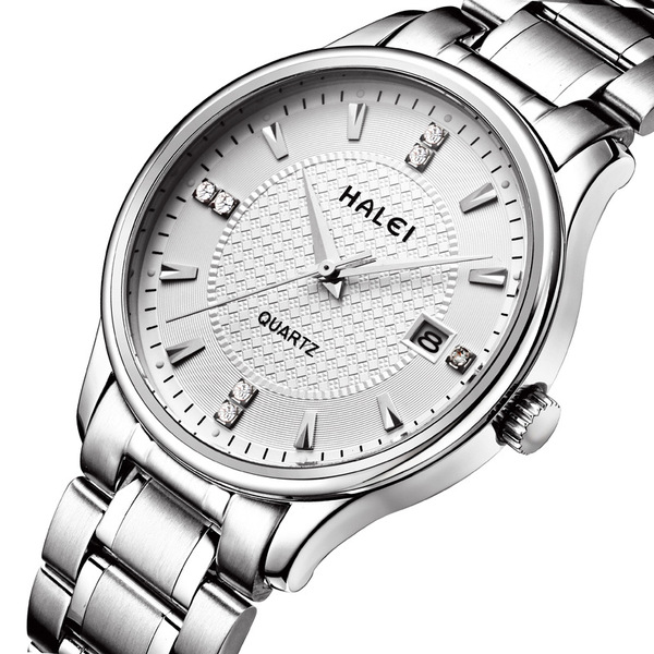 正品品牌哈雷男士手表实心钢带蝴蝶暗扣深度防水