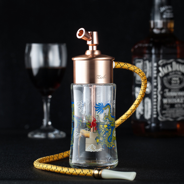 zobo正牌烟斗 男士有机玻璃拆洗清洗全套水烟壶烟斗烟锅健康烟具